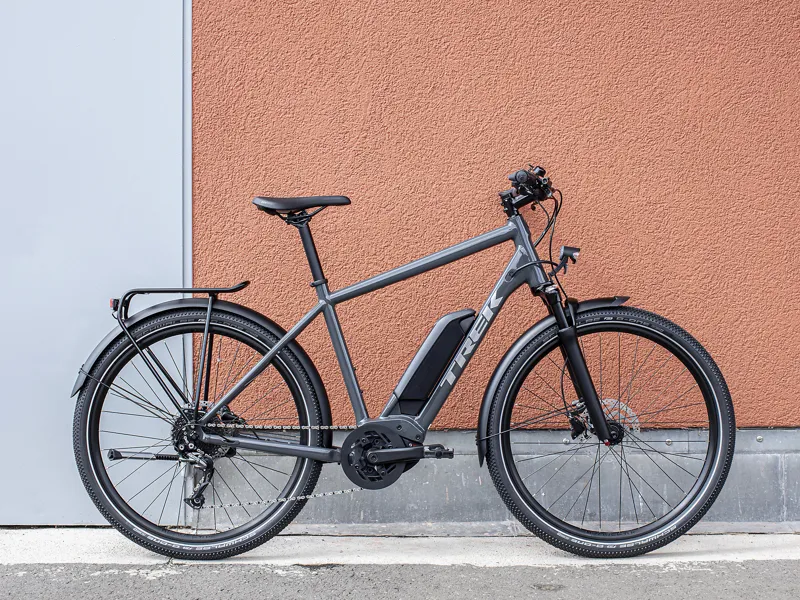 TREK Allant+ 5 500Wh Electric Hybrid Bike in Grey-1